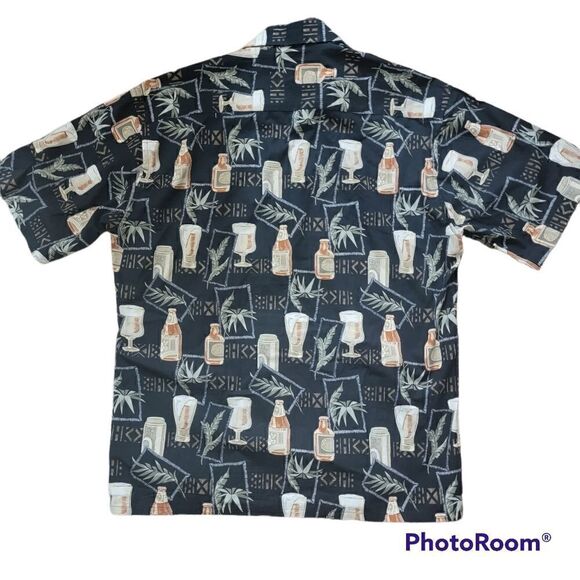 Batick Bay Men's Hawaiian Graphic Button Up Cotton Shirt. Size L. - Picture 3 of 7